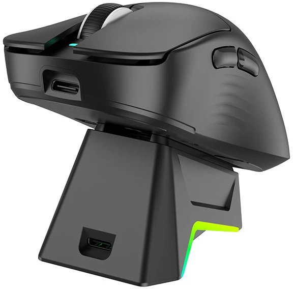 Pelė TRACER GAMEZONE NORD RGB pelė (2.4GHz+BT) RF + prijungimo stotelė