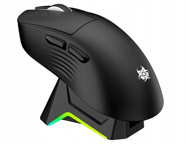 Pelė TRACER GAMEZONE NORD RGB pelė (2.4GHz+BT) RF + prijungimo stotelė