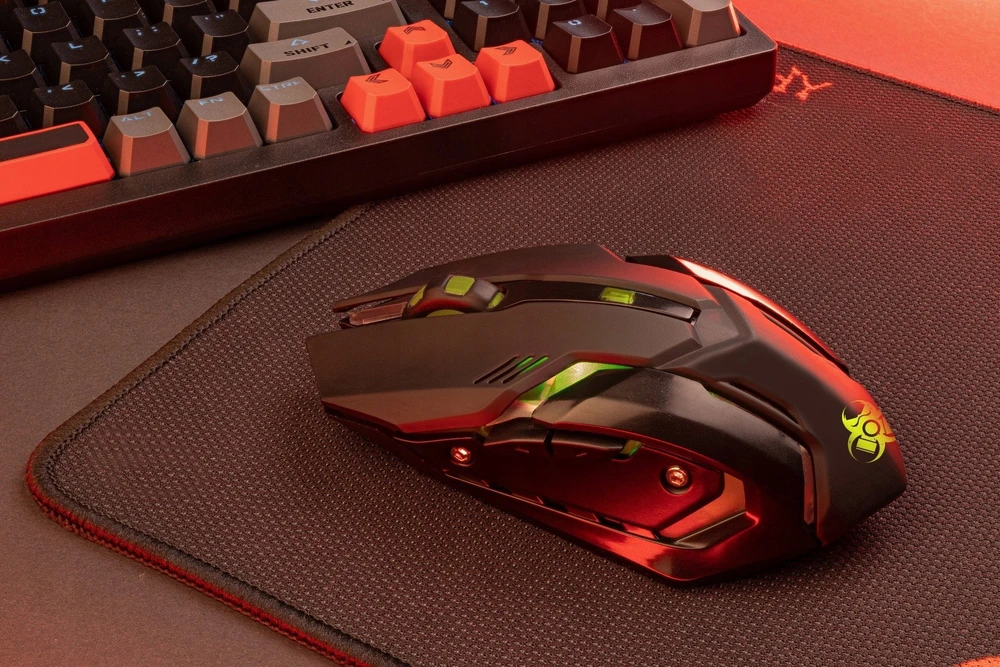 Pelė Myszka žaidimams Tracer GameZone ROCKY belaidė 3200 dpi optinė juoda