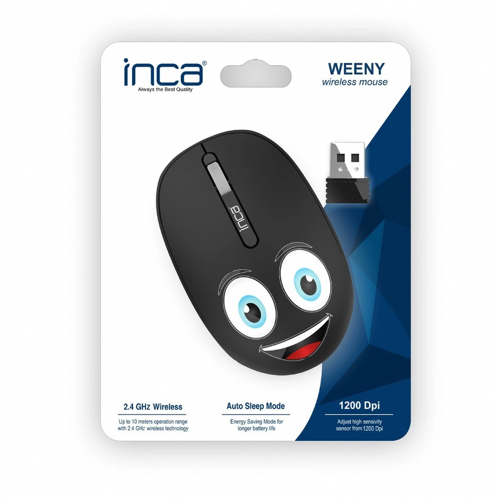 Belaidė pelė Triton Inca Weeny Emoji (IWM-245RS)