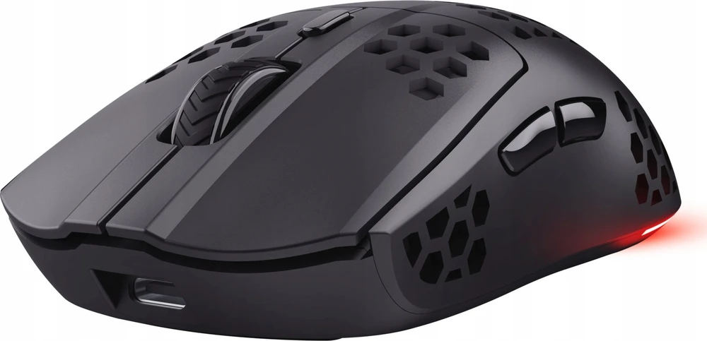 Belaidė žaidimų pelė Trust GXT 929 HELOX, juoda