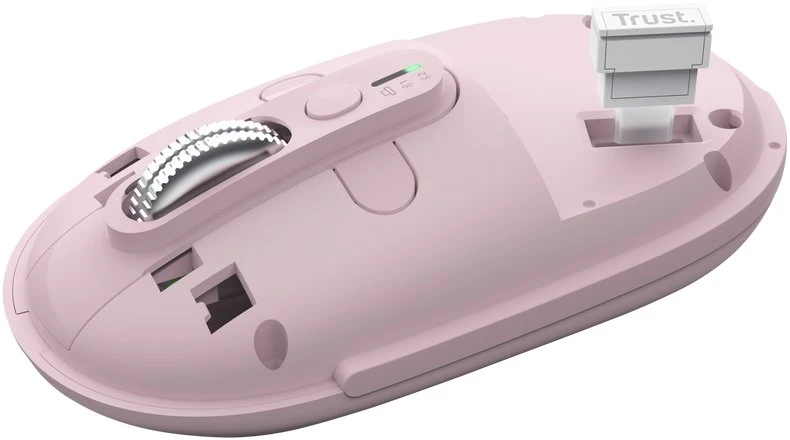Pelė Trust Seron Hyperscroll Slim rožinė (26206)