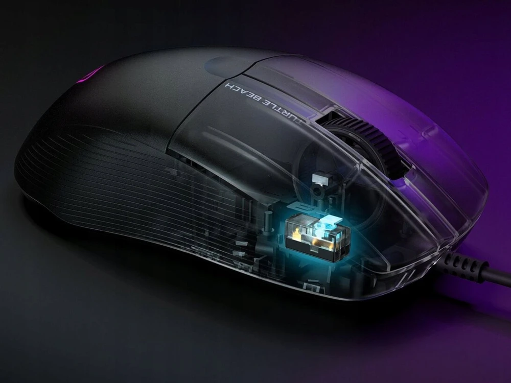 Turtle Beach Pure SEL RGB juoda pelė su laidu | 8000 DPI