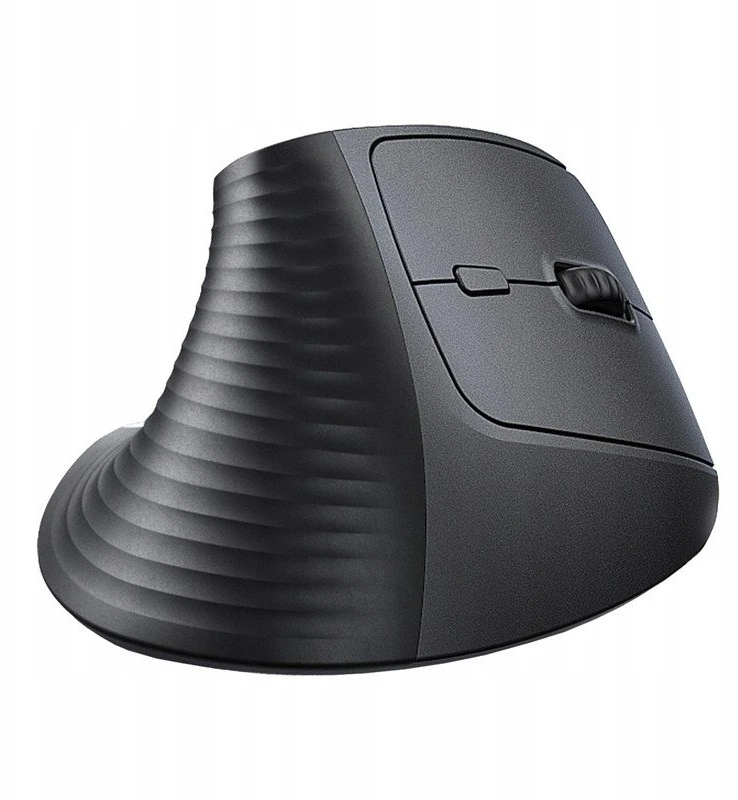 Ugreen Belaidė vertikali pelė 2.4GHz / Bluetooth 5.4 (reguliuojamas DPI), juoda