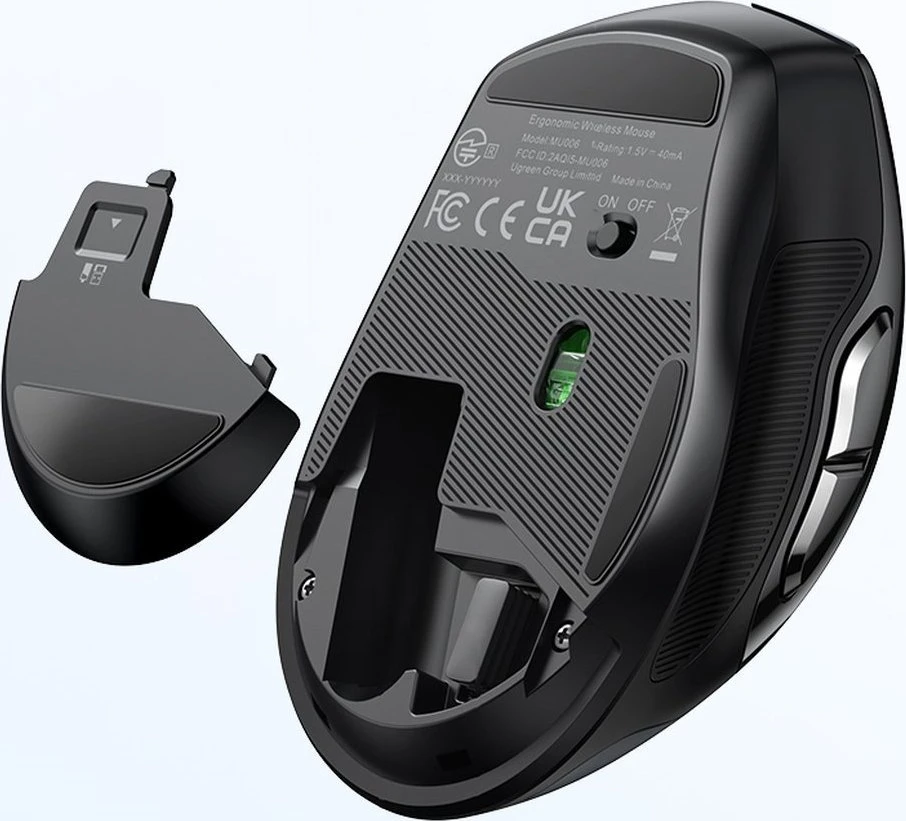 Belaidė pelė UGREEN 2.4 GHz (juoda)