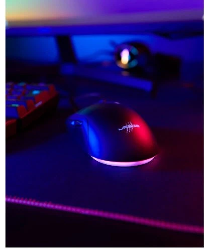 uRAGE pelė žaidimams Reaper 250 su laidu 6200 dpi optinė juoda (002178360000)