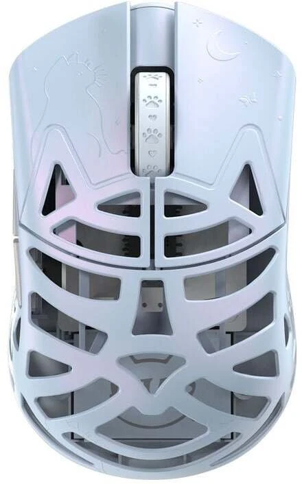WL Mouse WL Pelė WLMOUSE Beast Miao Pelė žaidimams, Omron Optinė Switches – Ice Mėlyna