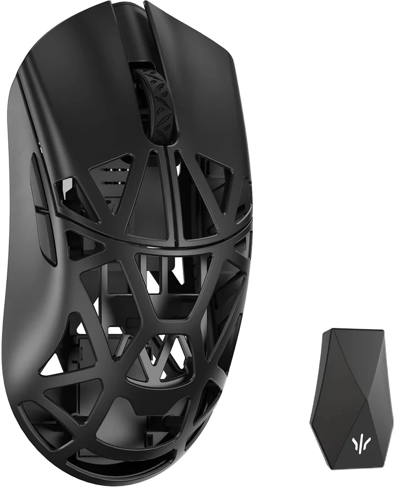 WL Pelė WLMOUSE Beast X Max Solid Sides Pelė žaidimams, Omron Optinė Switches – Juodas