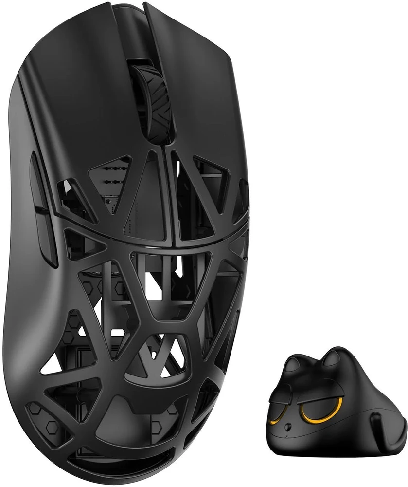 WL Pelė WLMOUSE Beast X Pro Solid Sides Pelė žaidimams, Omron Optinė Switches – Juodas