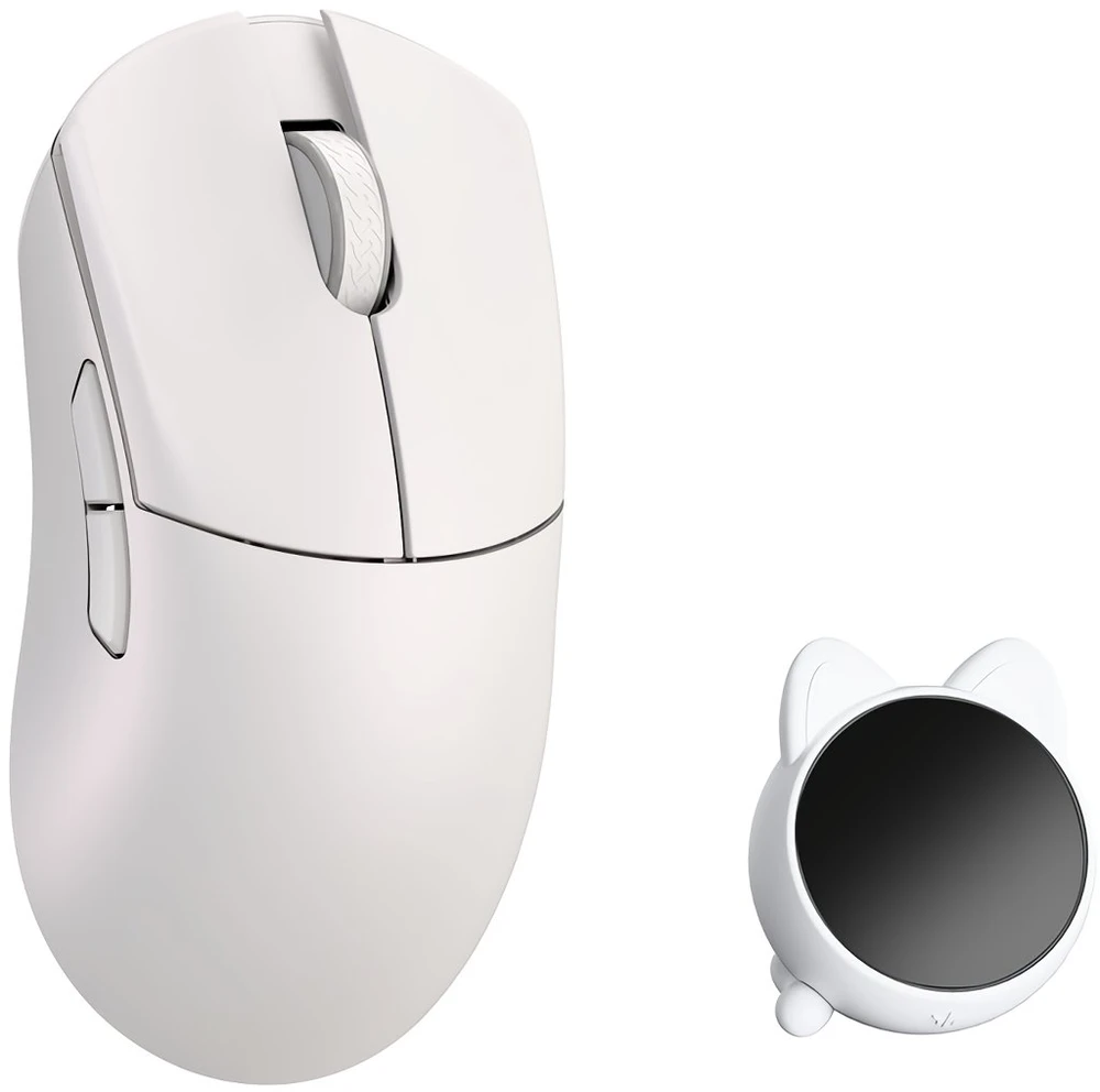 WL Mouse WL Pelė WLMOUSE HUAN Pelė žaidimams, Omron Optinė Switches – baltas