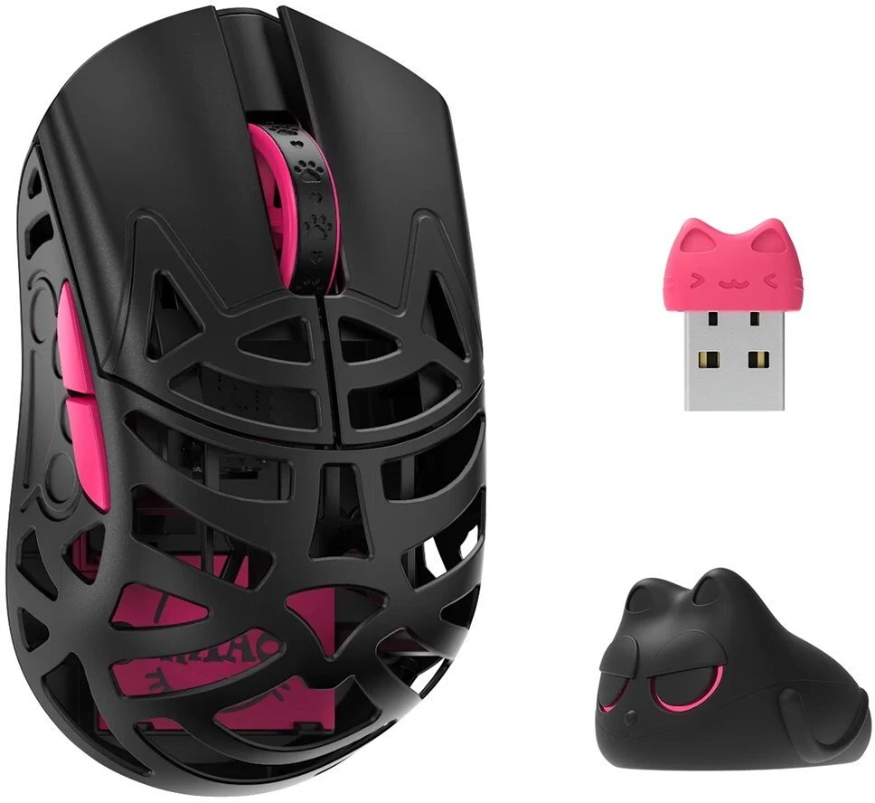 WL Mouse WL Pelė WLMOUSE Beast Miao Pelė žaidimams, Omron Optinė Switches – Blac
