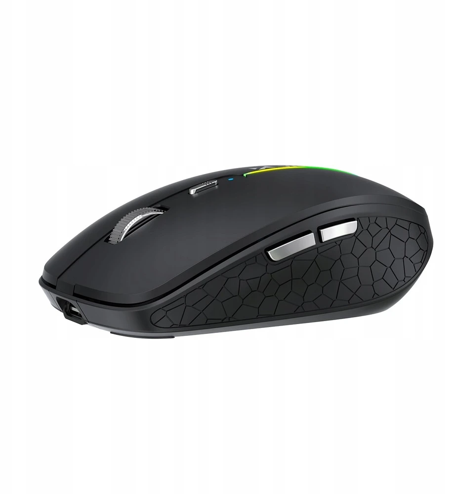 Wozinsky WMGK-1132 Bevielė pelė su RGB apšvietimu - Juoda