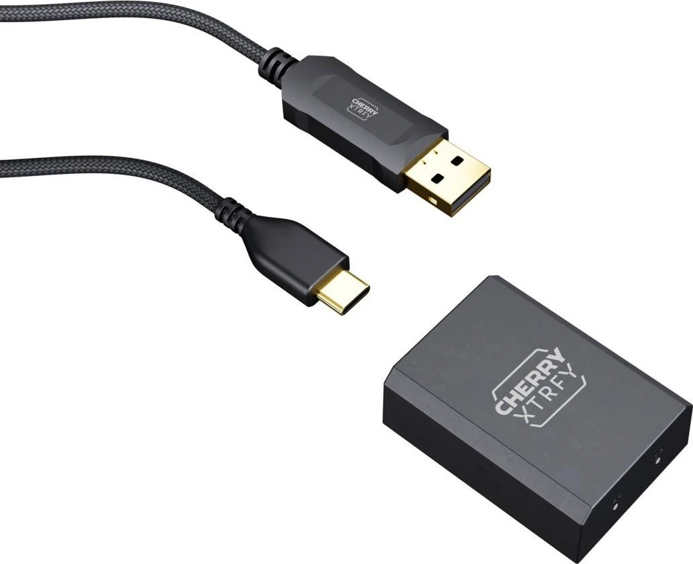 CHR CHERRY XTRFY CX-M64W-PRO-Juodas kompiuterinė pelė Žaidimams Radijo dažnio belaidė 26000 DPI