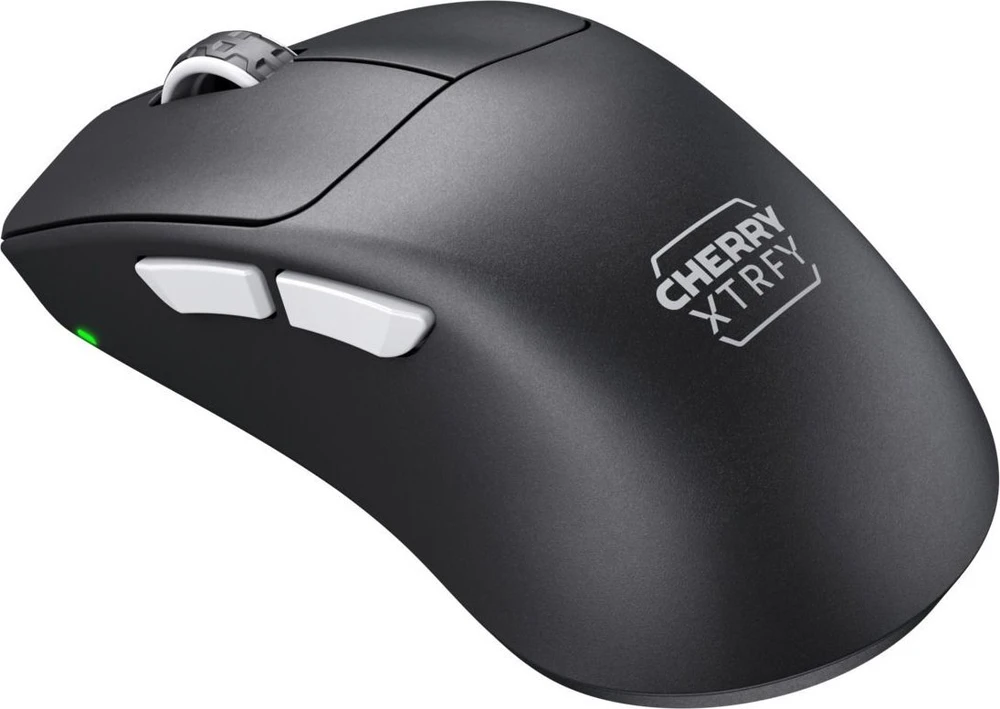 CHR CHERRY XTRFY CX-M64W-PRO-Juodas kompiuterinė pelė Žaidimams Radijo dažnio belaidė 26000 DPI