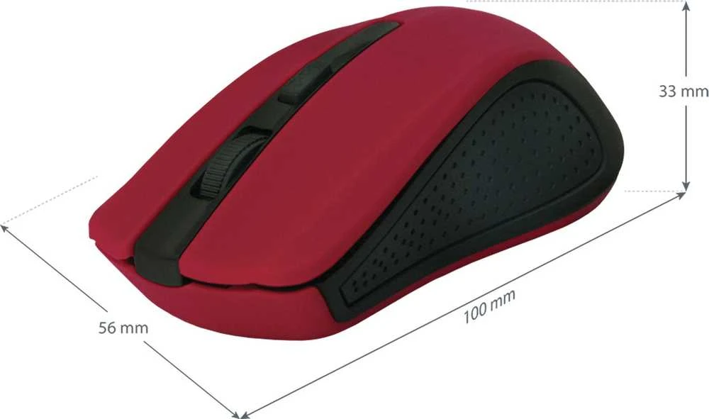 DEFENDER Optinė belaidė pelė Accura MM-935 red 4 buttons 800-1600 dpi