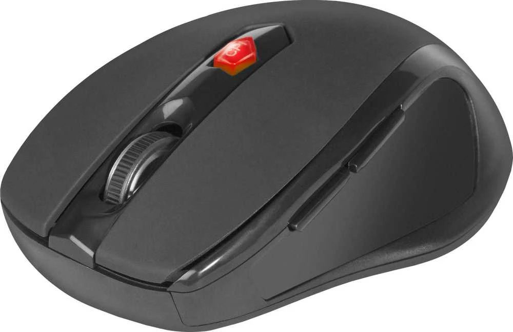 Belaidė pelė "defender pelė ultra mm-315" pelė, 1600dpi, optinė, 6 bitai, belaidė, juoda, 1 vnt.