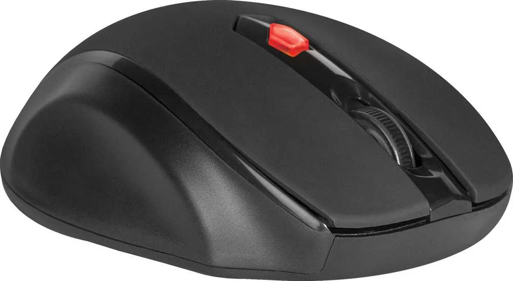 Belaidė pelė "defender pelė ultra mm-315" pelė, 1600dpi, optinė, 6 bitai, belaidė, juoda, 1 vnt.