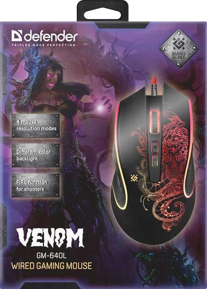 Pelė Defender Venom GM-640L (52640)