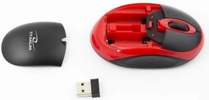 Optinė belaidė pelė Esperanza TITANUM TM116R VULTURE - 3D | 2.4 GHz| 1000 DPI