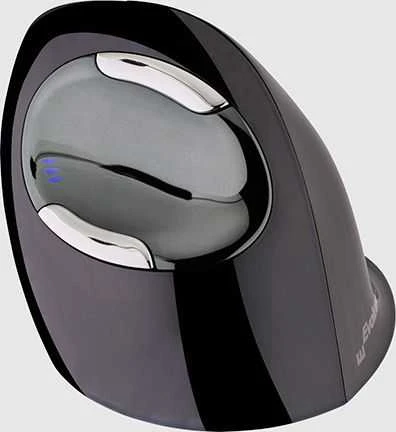 Evoluent VerticalMouse D, pelė - juodas/sidabrinis, Large, RH