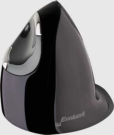 Evoluent VerticalMouse D, pelė - juodas/sidabrinis, Large, RH