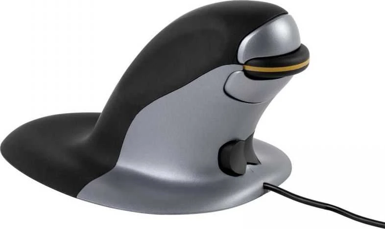 Vertikali belaidė pelė FELLOWES PENGUIN, vidutinė