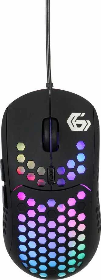 GEMBIRD USB žaidimų RGB apšvietimas pelė RAGNAR RX400 6 mygtukai 7200DPI