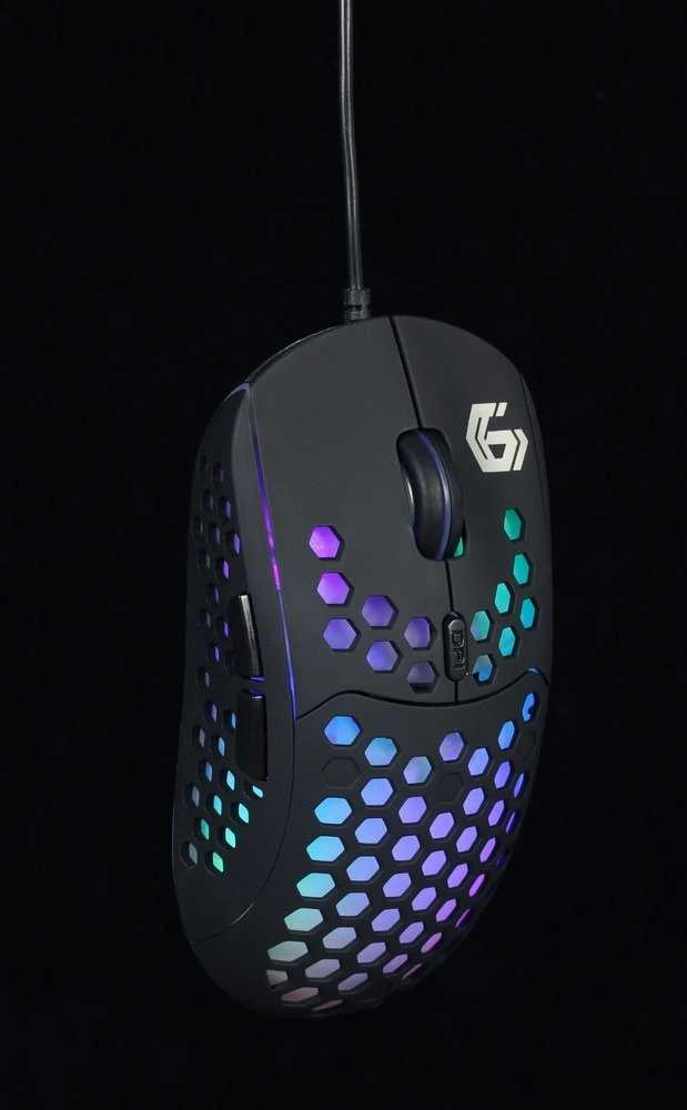 GEMBIRD USB žaidimų RGB apšvietimas pelė RAGNAR RX400 6 mygtukai 7200DPI