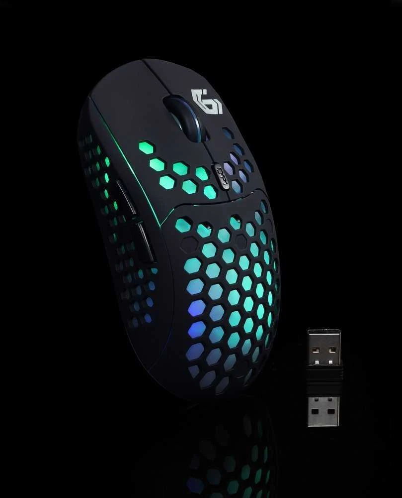 GEMBIRD Belaidė pelė žaidimams 6 buttons rechargeable Li-battery