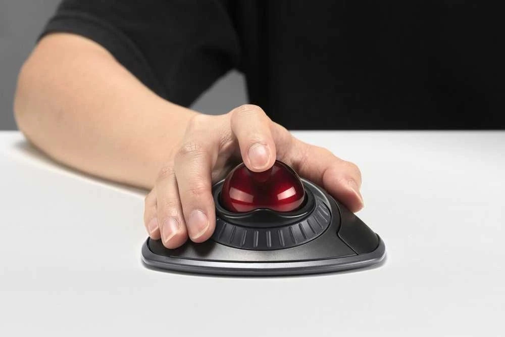 Pelės Kensington Bevielis trackball orbitas su slinkties žiedu