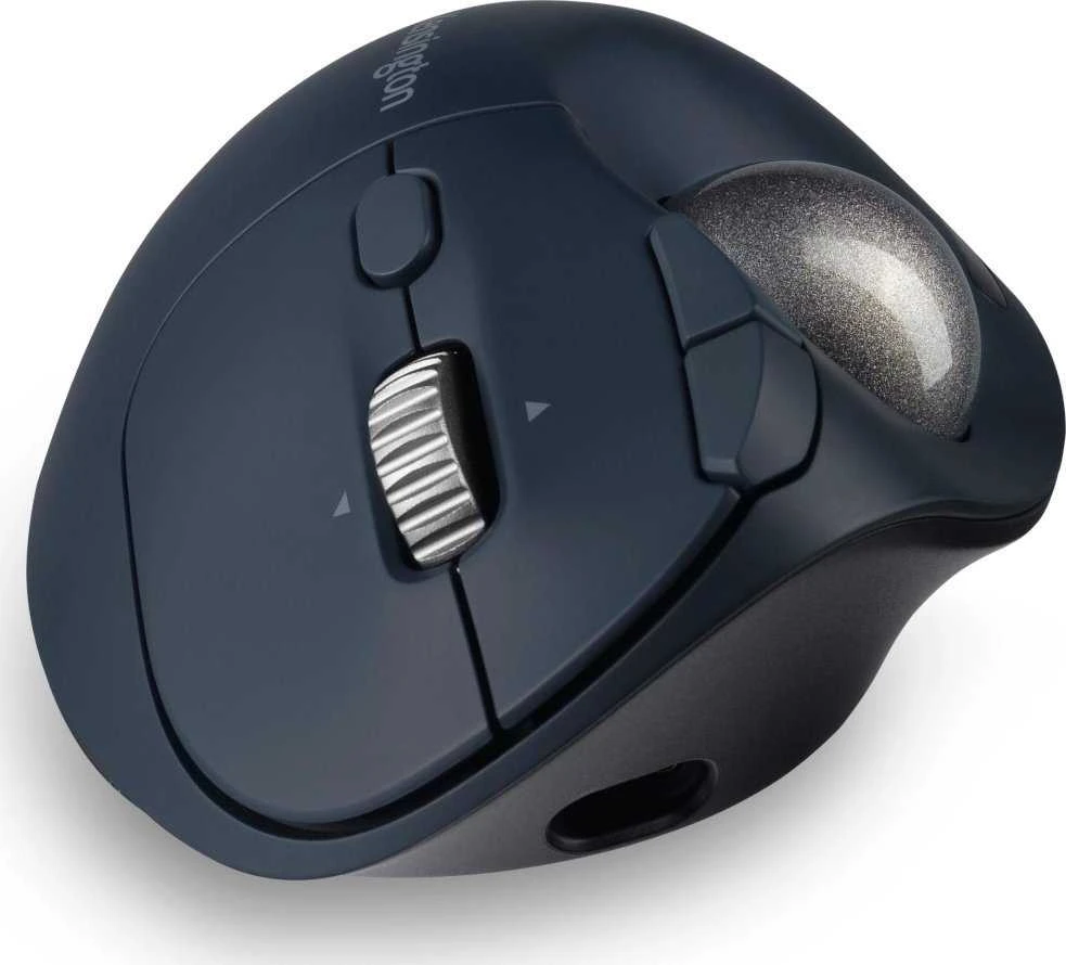 Kensington ProFit Ergo TB550 Trackball Belaidė pelė, RF belaidė + Bluetooth, 1600 DPI, Juodas/Pilkas