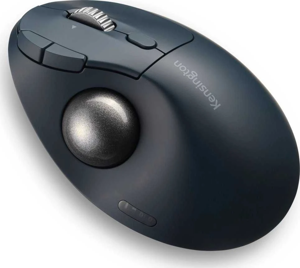 Kensington ProFit Ergo TB550 Trackball Belaidė pelė, RF belaidė + Bluetooth, 1600 DPI, Juodas/Pilkas