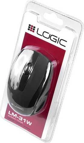 Logic Concept Logic LM-31W belaidė pelė, juoda