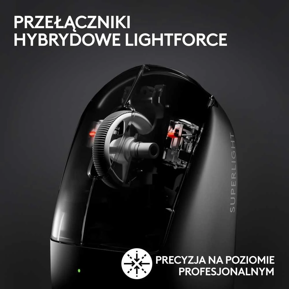 Žaidimų pelė Logitech G Pro X Superlight 2, juoda