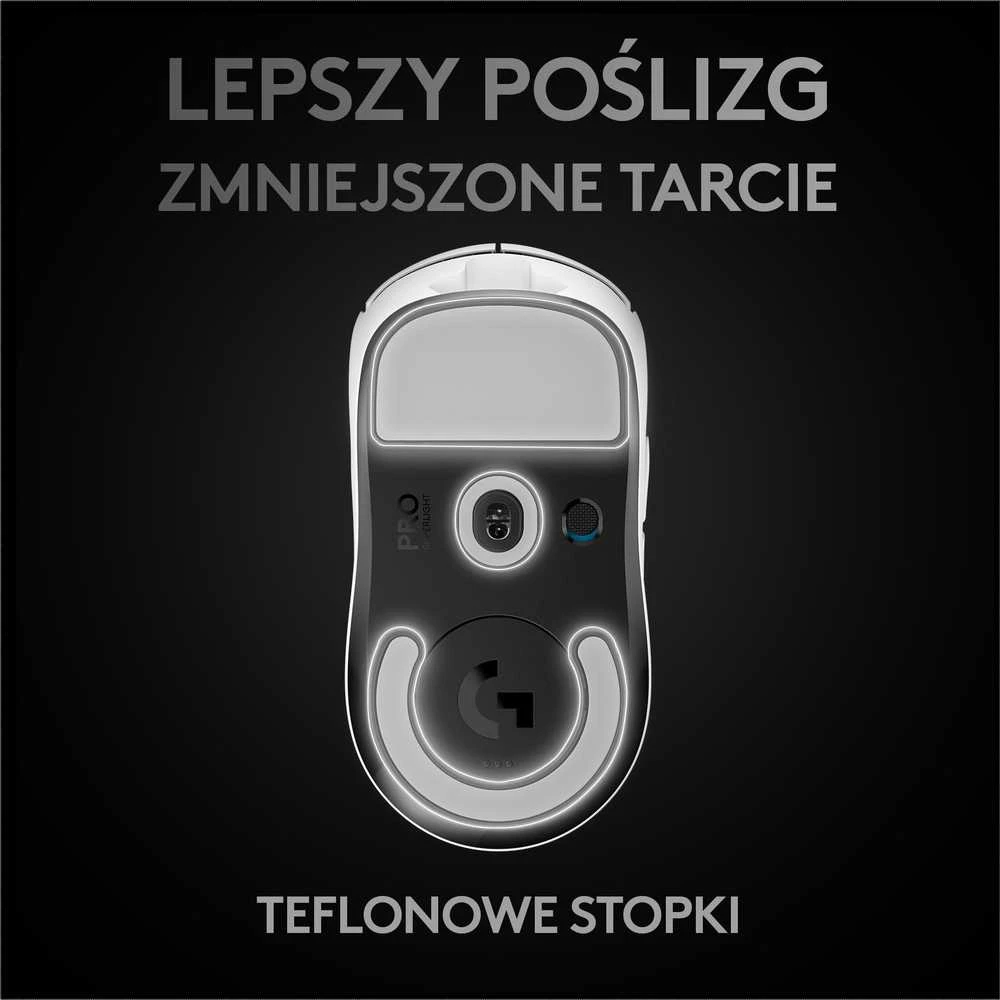 Belaidė žaidimų pelė Logitech G Pro X Superlight, Balta