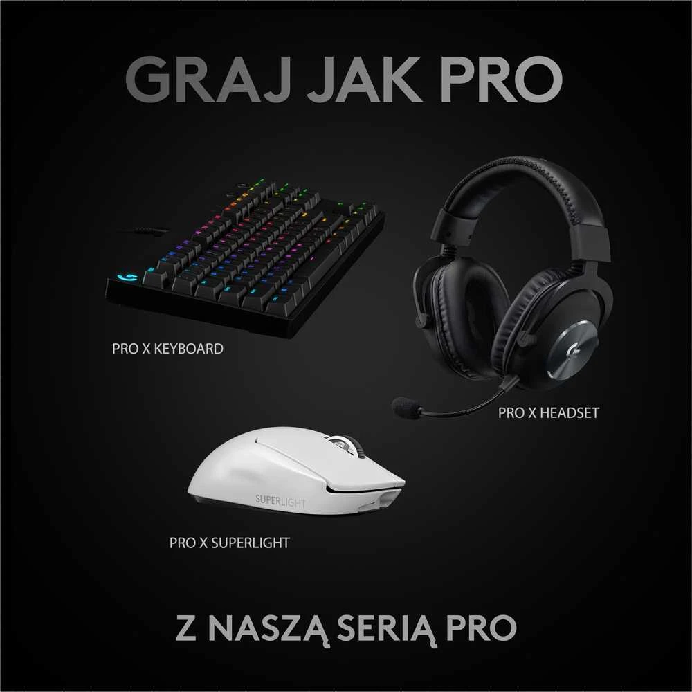Belaidė žaidimų pelė Logitech G Pro X Superlight, Balta