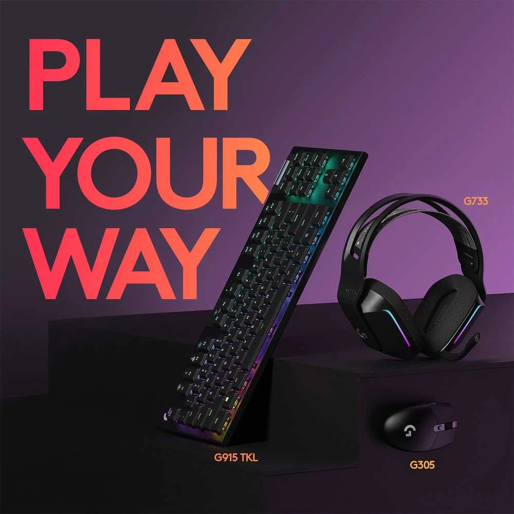 Pelė žaidimams Logitech G305, juodos spalvos