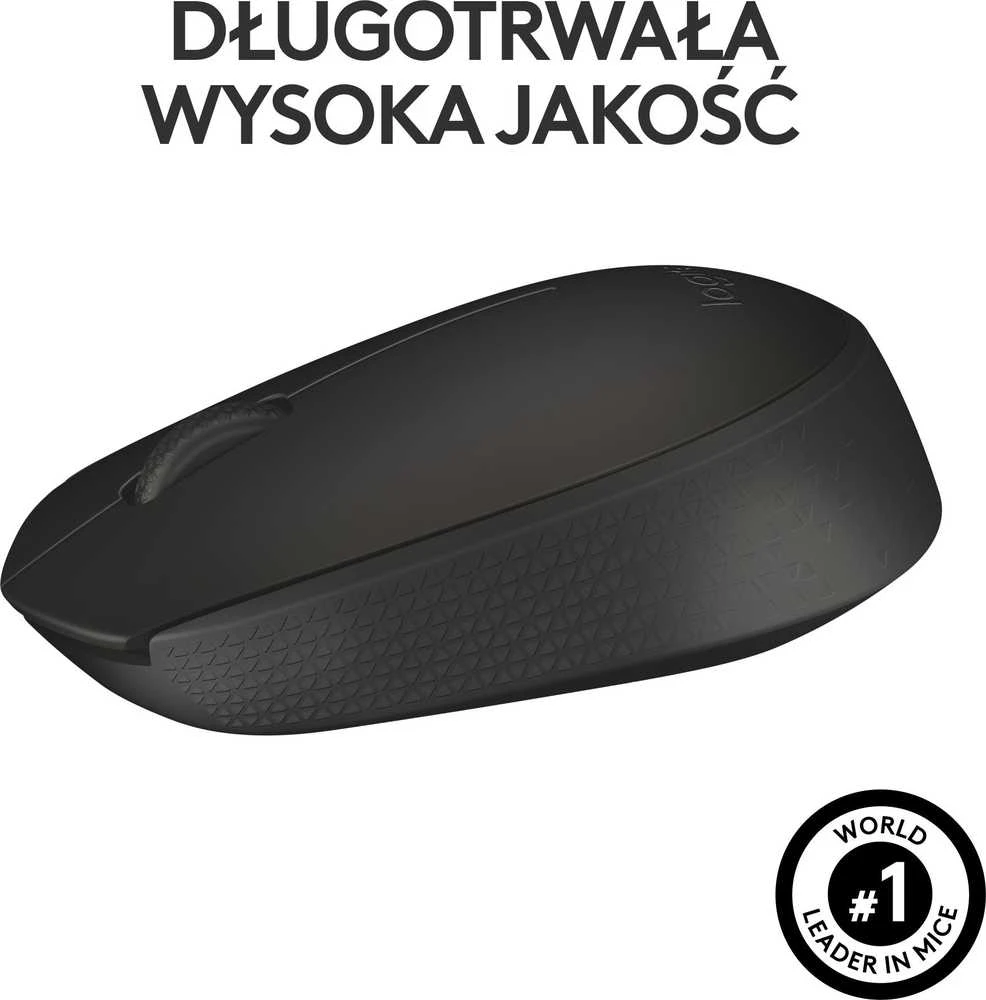 Belaidė pelė Logitech M171, Juoda