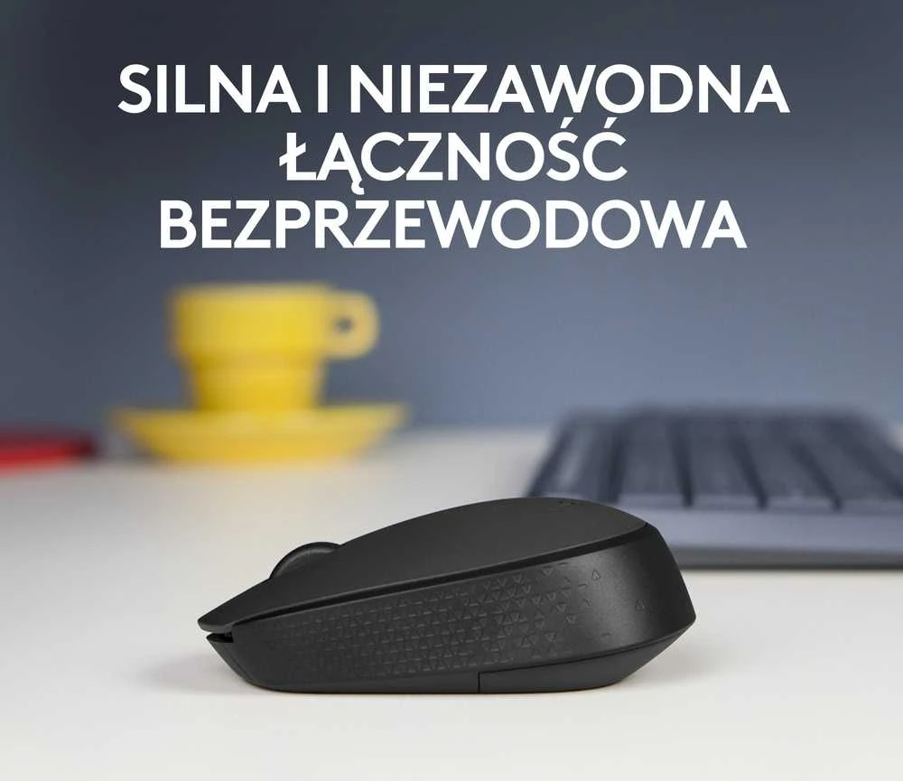 Belaidė pelė Logitech M171, Juoda