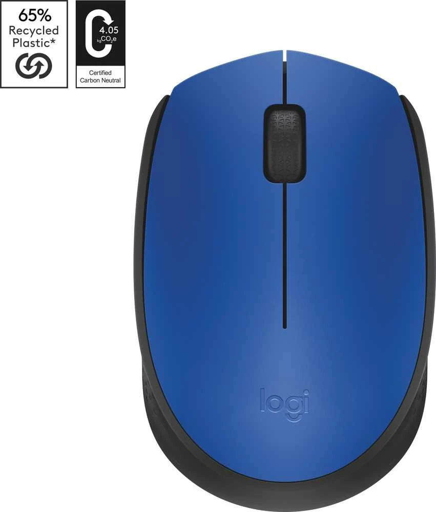 Belaidė pelė Logitech M171, mėlyna