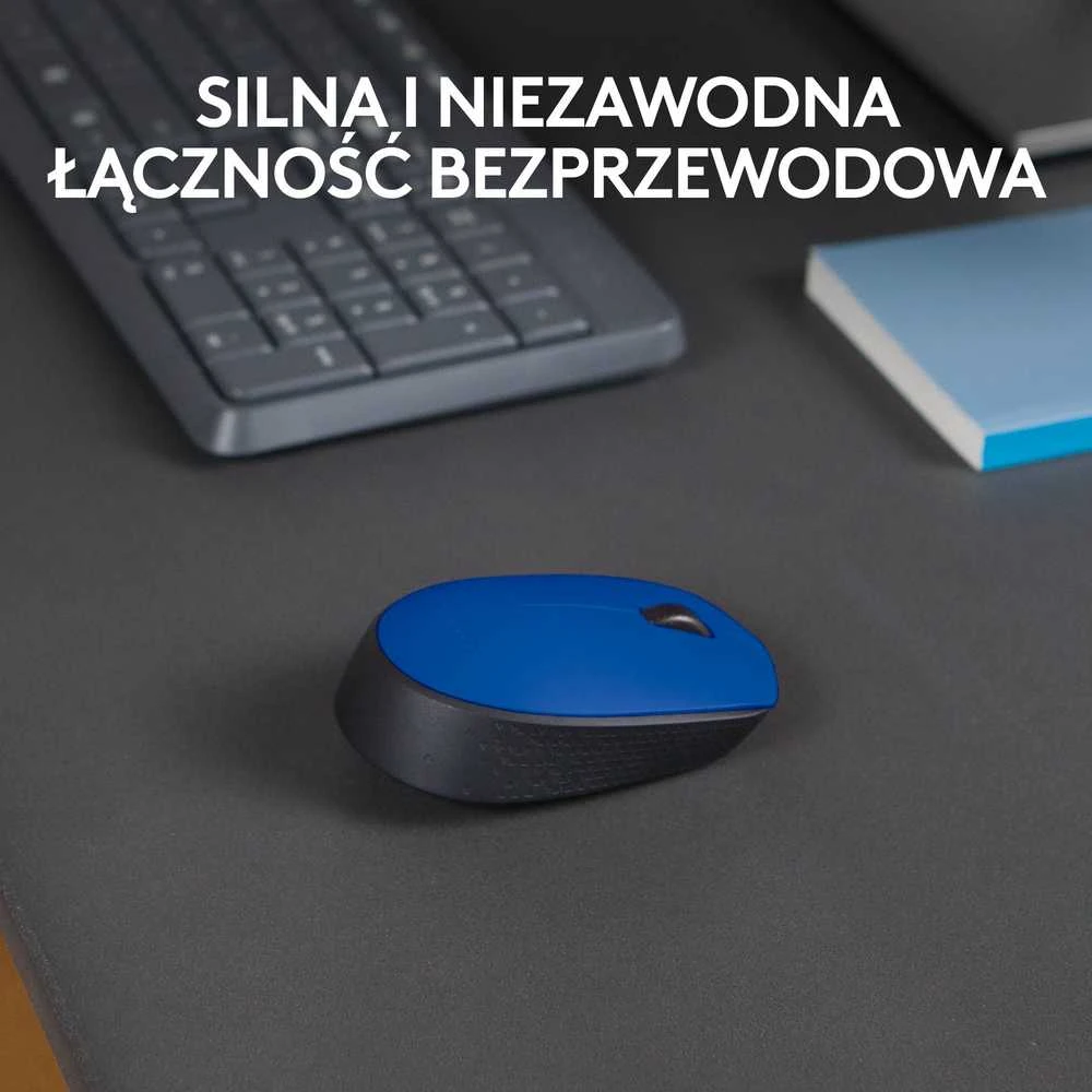 Belaidė pelė Logitech M171, mėlyna