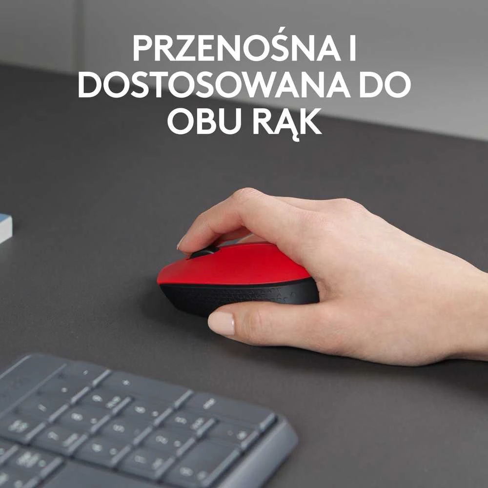 Pelė Logitech M171, raudona (910-004641)