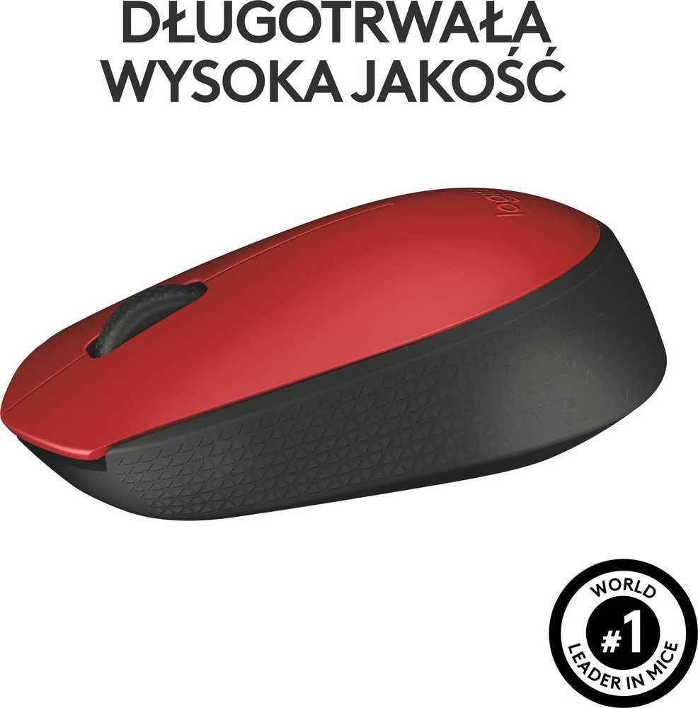 Pelė Logitech M171, raudona (910-004641)