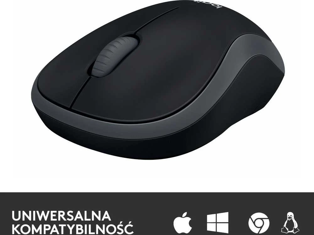 Bevielė pelė Logitech M185 pilka