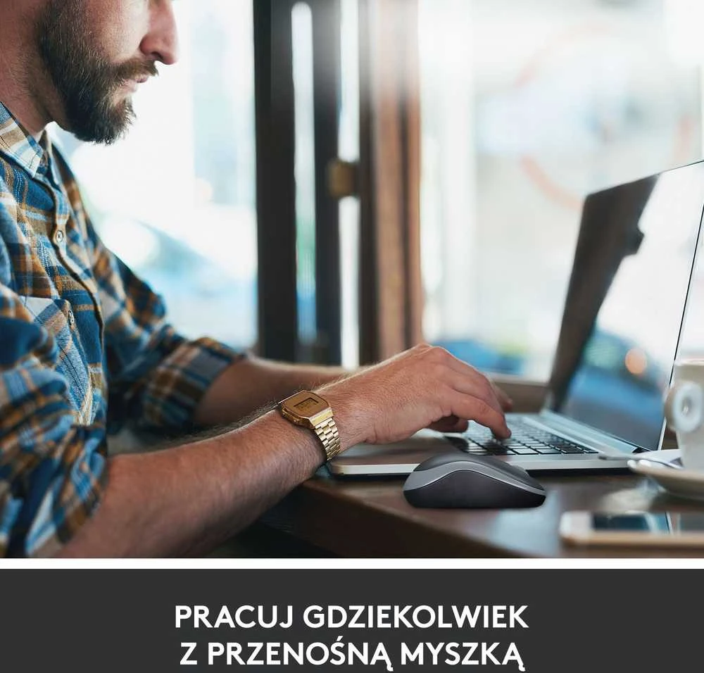Pelė Logitech M185 pilka (910-002238)
