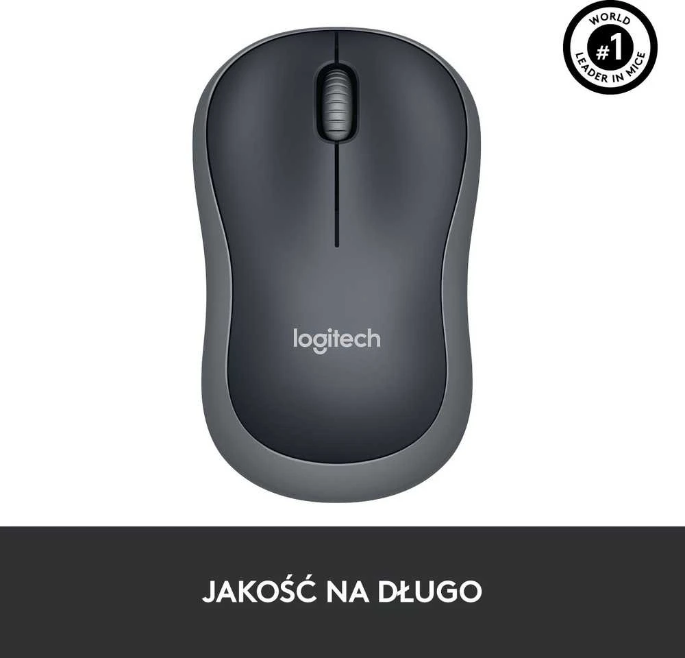 Bevielė pelė Logitech M185 pilka
