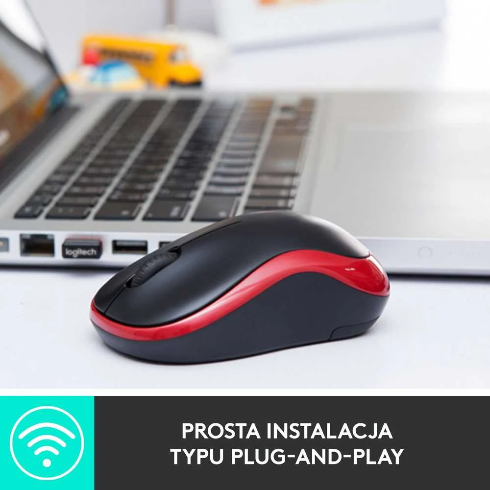 Bevielė pelė Logitech M185 pilka