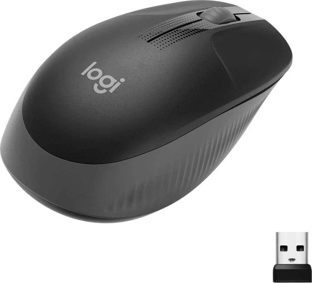 Belaidė pelė Logitech M190, juodos spalvos