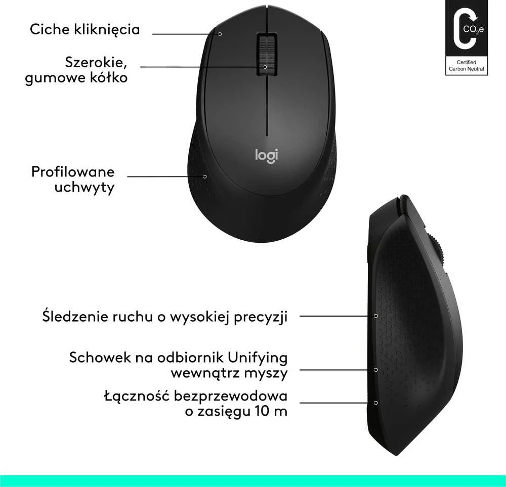 Pelė Logitech M330 Silent Plus