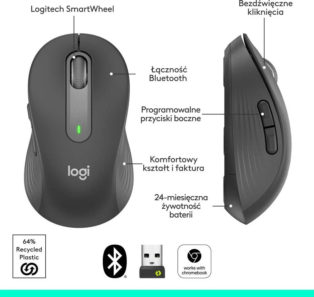 Belaidė pelė Logitech Signature M650